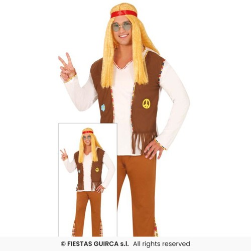 Costume hippie uomo flower - costume,