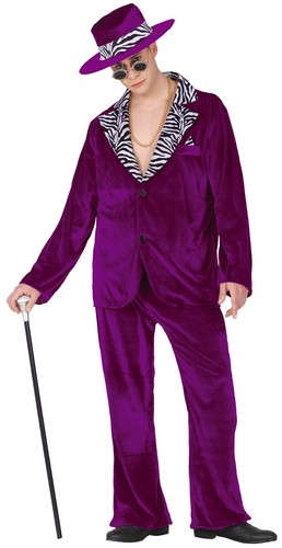 Costume uomo pappone viola